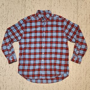 Vineyard Vines Flannel Button Down Long Sleeve Casual Dress Shirt